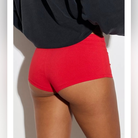 Silence + Noise UO Urban Outfitters Sabrina gray Micro Shorts size XXS brand new - Picture 9 of 11